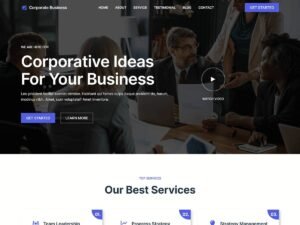 Free Blockskit Corporate Business WordPress Theme