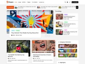 Free Blogzee WordPress Theme