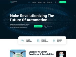 Free Bosa AI Robotics Sector WordPress Theme