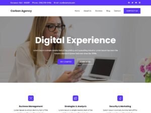 Free Carbon Agency WordPress Theme