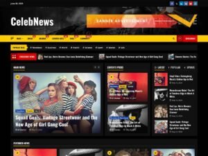 Free CelebNews WordPress Theme