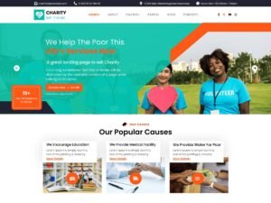 Free Charity Aid WordPress Theme