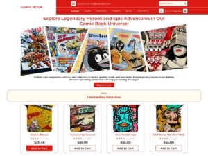 Free Comic ebook WordPress Theme