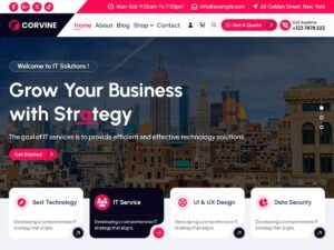 Free Corvine WordPress Theme