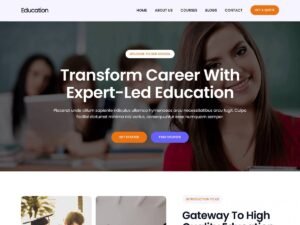 Free Creativ Education FSE WordPress Theme