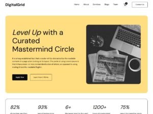 Free DigitalGrid WordPress Theme