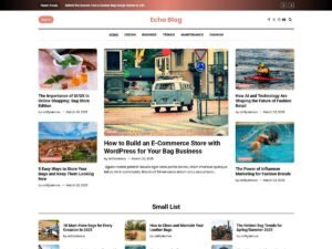 Free Echo Blog WordPress Theme
