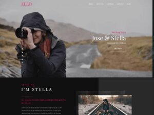 Free Ello Photographer Services WordPress Theme