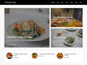 Free Emerge Diary WordPress Theme
