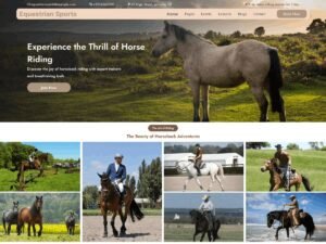 Free Equestrian Sports WordPress Theme