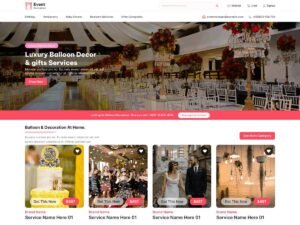 Free Event Decorations WordPress Theme