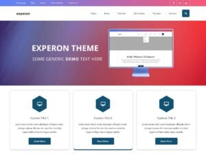 Free Experon eGrid WordPress Theme