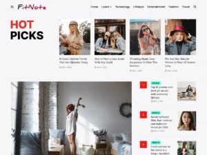 Free FitNote WordPress Theme