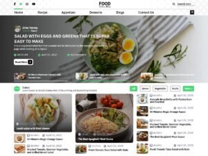 Free Food Critic Blogs WordPress Theme