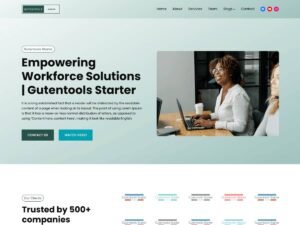 Free Gutentools Starter WordPress Theme