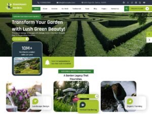 Free Home Gardening WordPress Theme
