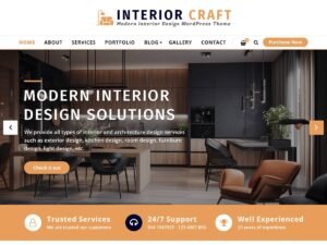 Free Interior Craft WordPress Theme