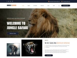 Free Jungle Eco Tours WordPress Theme