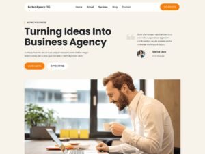 Free Kortez Agency FSE WordPress Theme