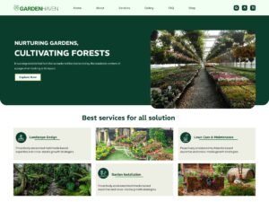 Free Landscape Gardening WordPress Theme