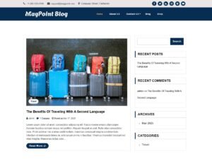 Free Magpoint Blog WordPress Theme