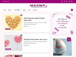 Free Matina Blogmentor WordPress Theme