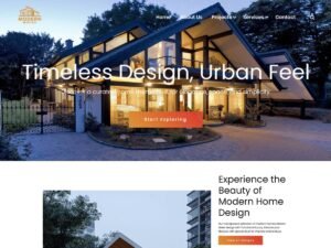 Free Modern House WordPress Theme
