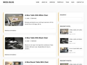 Free Moza Blog WordPress Theme