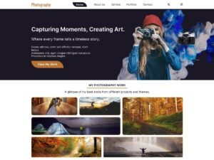 Free Nature Photography WordPress Theme