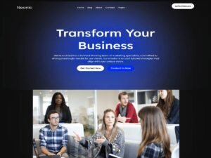 Free Neonic WordPress Theme