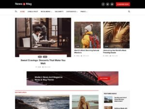 Free News Mag Kit WordPress Theme