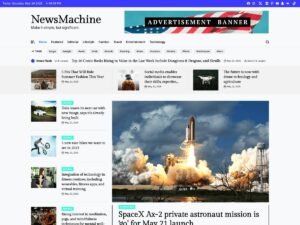 Free NewsMachine WordPress Theme