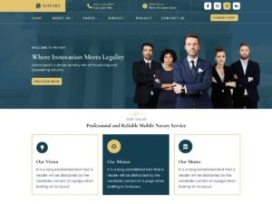 Free Notary Services WordPress Theme