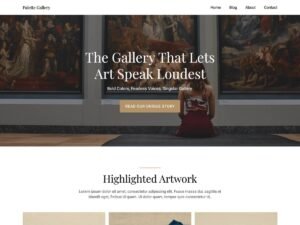 Free Palette Gallery WordPress Theme