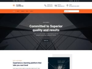 Free Patterns Construction WordPress Theme