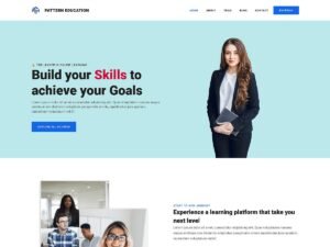 Free Patterns Education WordPress Theme