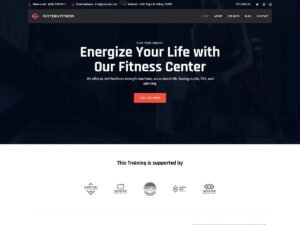 Free Patterns Fitness WordPress Theme
