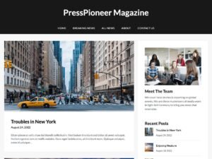 Free PressPioneer Magazine WordPress Theme