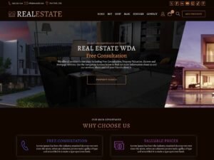 Free Realty: Real Estate WDA WordPress Theme