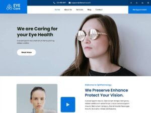 Free SKT Eye Care WordPress Theme