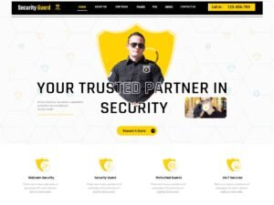 Free Security Guard Services WordPress Theme