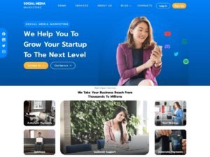Free Social Media Marketing WordPress Theme