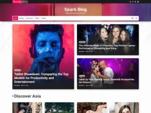 Free Spark Blog WordPress Theme