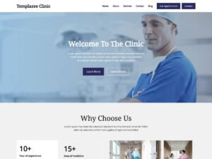 Free Templazee Clinic WordPress Theme