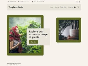 Free Templazee Herbs WordPress Theme