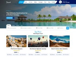 Free Travel Booking Offers WordPress Theme