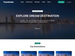 Free Travelvista WordPress Theme