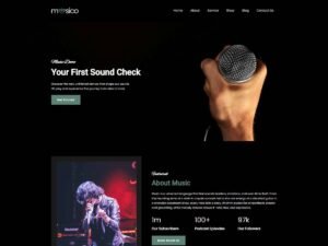 Free WENS Musico WordPress Theme