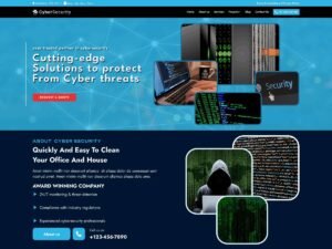 Free Web Security Services WordPress Theme