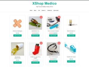 Free Xshop Medico WordPress Theme